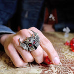 D&D Warduke Ring,Warduke character,silver D&D jewelry,D&D ring,Helmet ring,DND jewelry