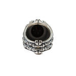 back of the Dead Ringer Ring in silver from the han cholo skulls collection