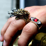 Dragon Ring, Game of thrones ring, Game of thrones dragon, D&D Ring, Tiamat ring, GOT Ring,han cholo