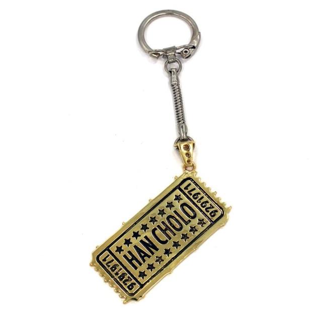 front of the Drink Ticket Keychain from the han cholo music collection
