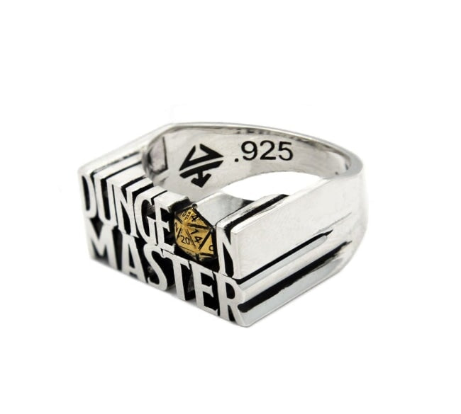 dungeons and dragons ring,D&D jewelry, D&D ring,Dungeon Master,D&D Dungeon Master,DM RING