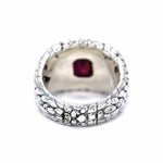 back of the Emperor Nugget Ring in silver from the han cholo fantasy collection