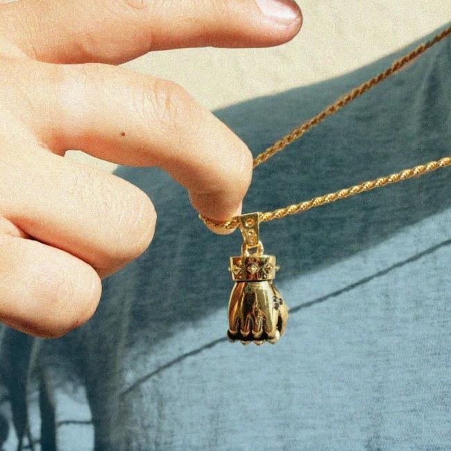 Fist Of Fury Pendant Pm Necklaces