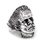 right side angle of the Frankenstein Ring from the universal monsters jewelry collection