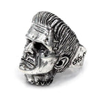 left side angle of the Frankenstein Ring from the universal monsters jewelry collection