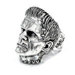 left side angle of the Frankenstein Ring from the universal monsters jewelry collection