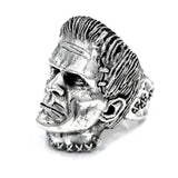 left side angle of the Frankenstein Ring from the universal monsters jewelry collection