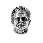 front view of the Frankenstein Ring from the universal monsters jewelry collection