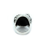 back of the Future Human Ring in silver from the han cholo fantasy collection