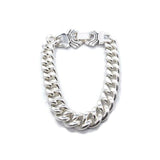 thick silver chain bracelet, chain bracelet, mens chains, chain for men