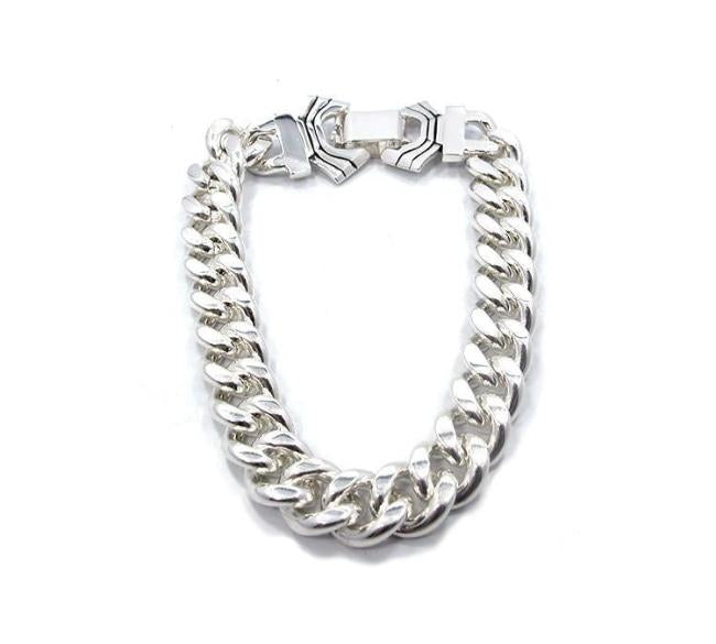 thick silver chain bracelet, chain bracelet, mens chains, chain for men