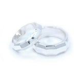 Her Faceted Band Pm Rings