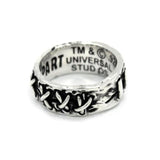 back view of the Her till death do us part ring from the universal monsters collection