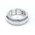 His Faceted Band Pm Rings
