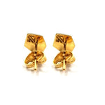 back view of the horde symbol earrings from she-ra and the princesses of power