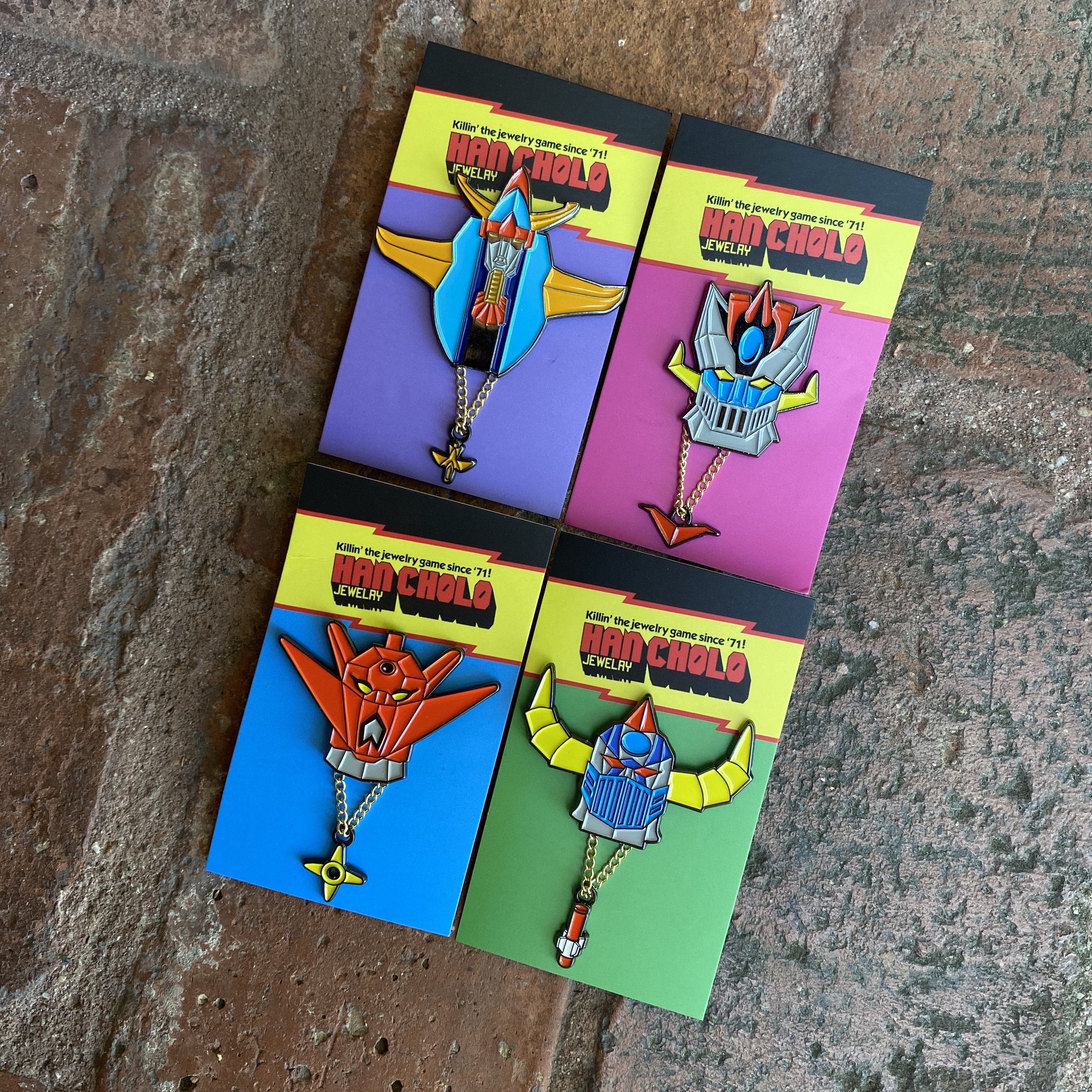 Han Chogun Warriors Enamel Pin Set Enamel Pin Han Chogun Warrior 