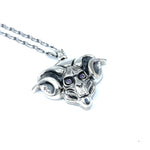 ram skull necklace, skeletor merch, heman and the masters of the universe jewelry
