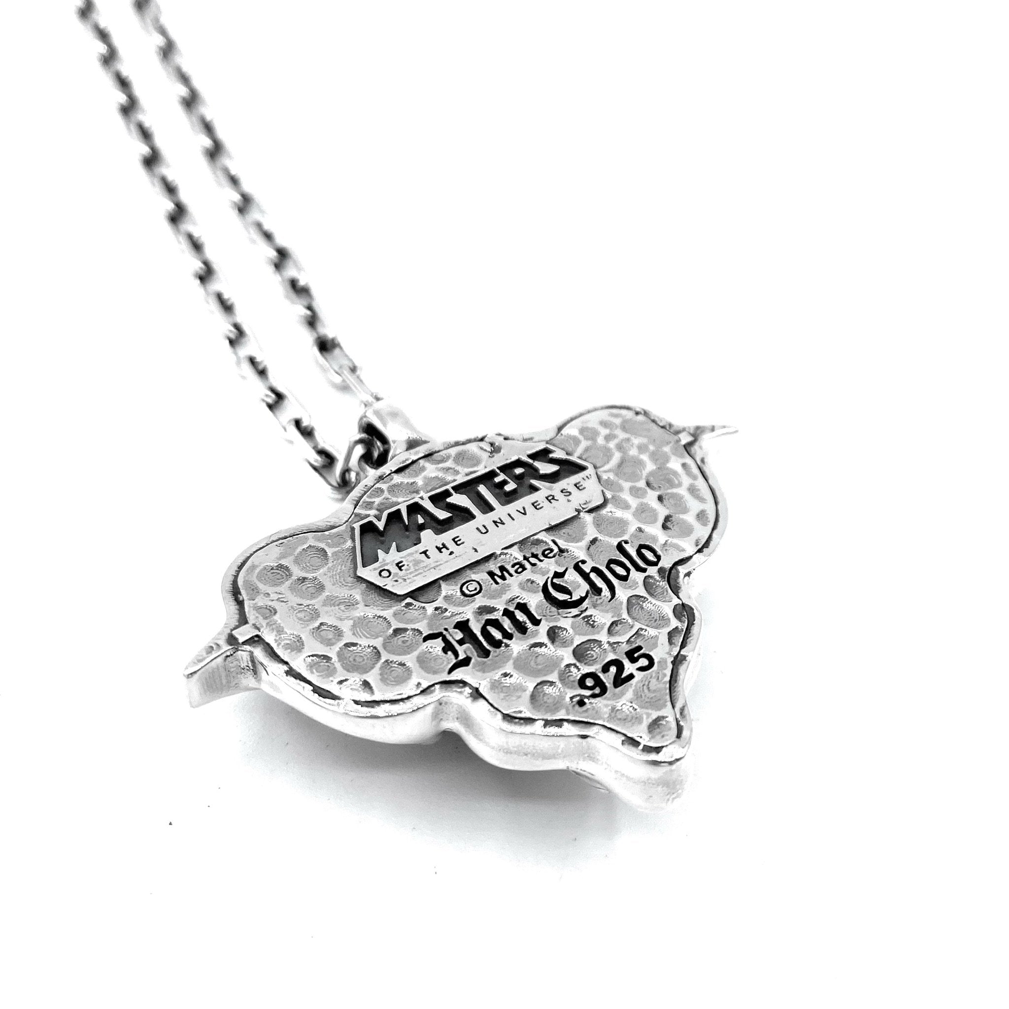 ram skull necklace, skeletor merch, heman and the masters of the universe jewelry