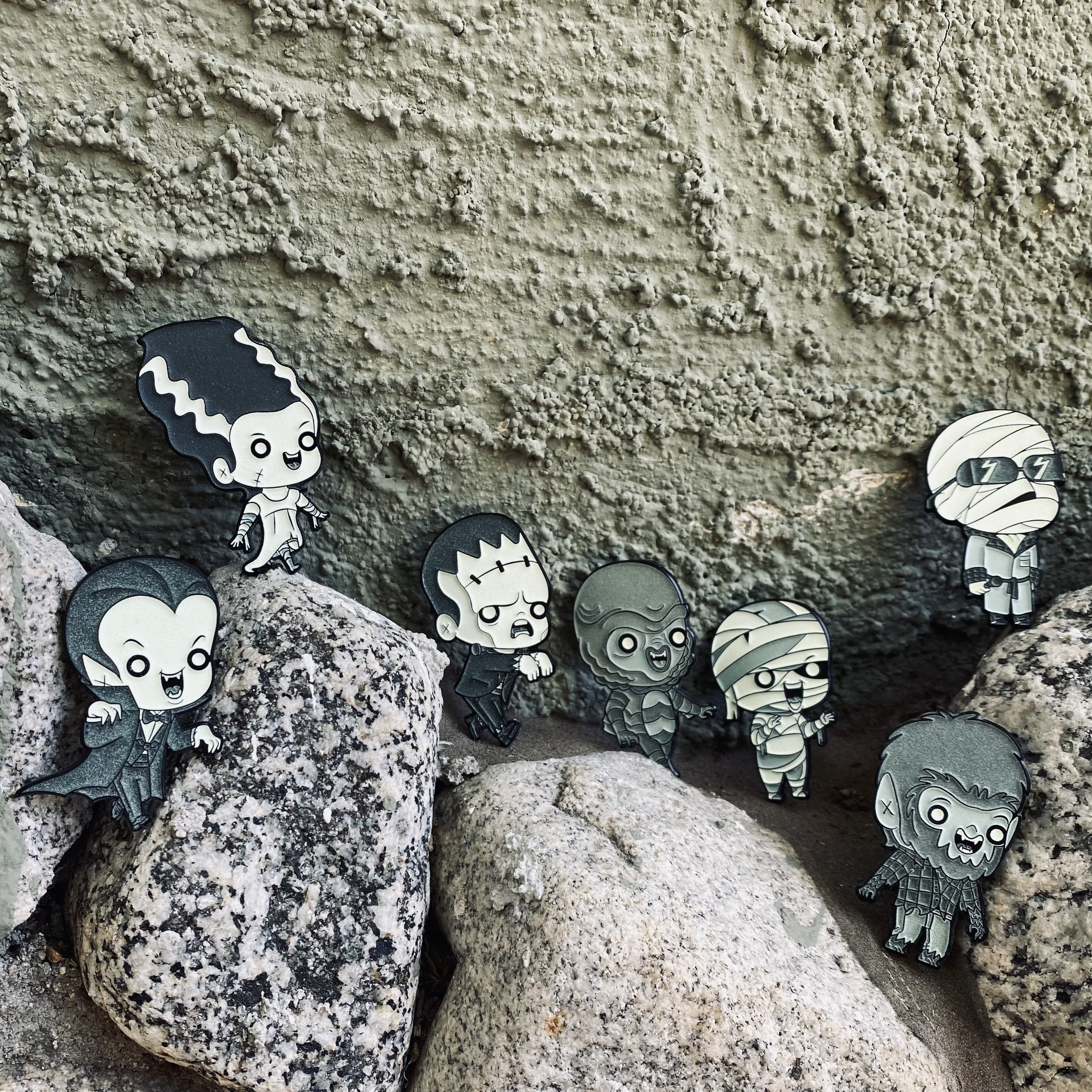 the wolfman,  universal monsters, classic universal monsters, enamel pin, classic monsters merch
