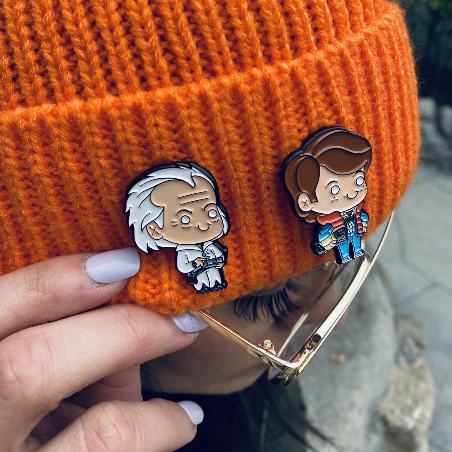 Back to the Future Mini Doc Enamel Pin Enamel Pin Back to The Future 