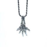 Creature Fossil Hand Necklace pm necklaces Precious Metals 