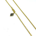 Sterling Rope Chain pm necklaces Precious Metals Vermeil - 24k Gold Plated 24" 