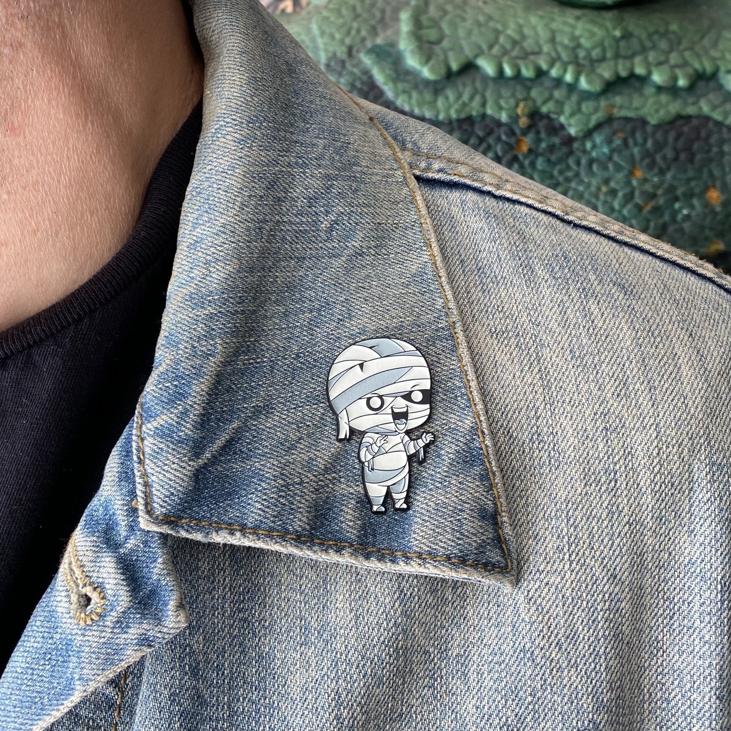 The Lil Mummy Enamel Pin - Glow in the Dark Enamel Pin Universal Monsters 