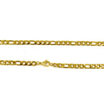 3mm Figaro Chain ss necklaces Shadow Series 