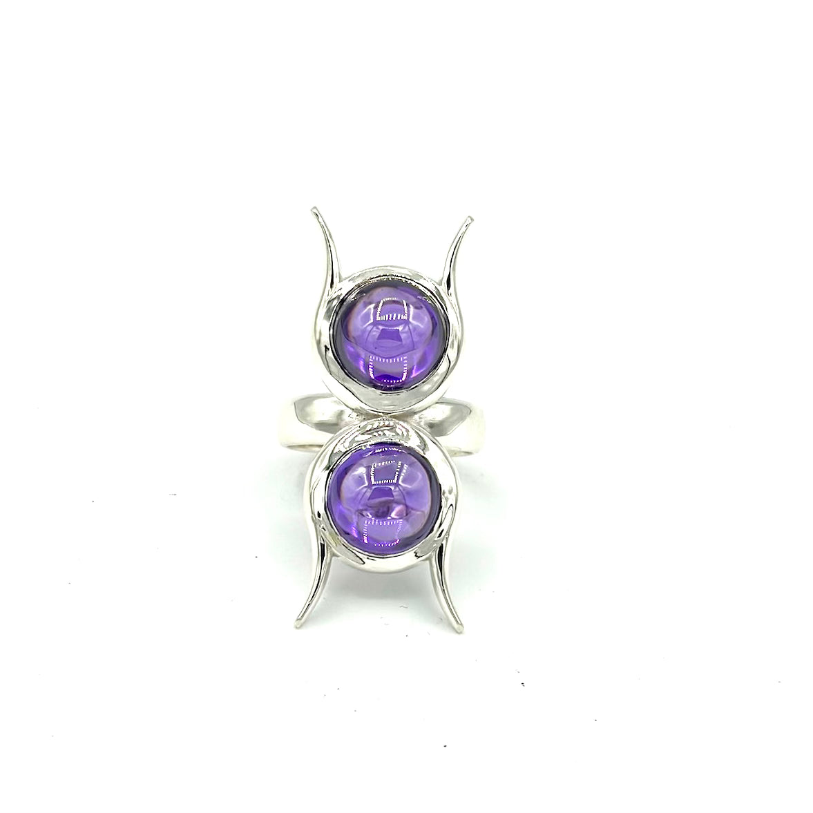 Goddess Ring pm rings Precious Metals Sterling Silver .925 6 Amethyst