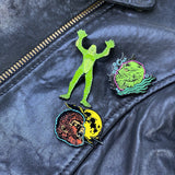 limited edition universal monsters creature from the black lagoon and wolfman enamel pins 