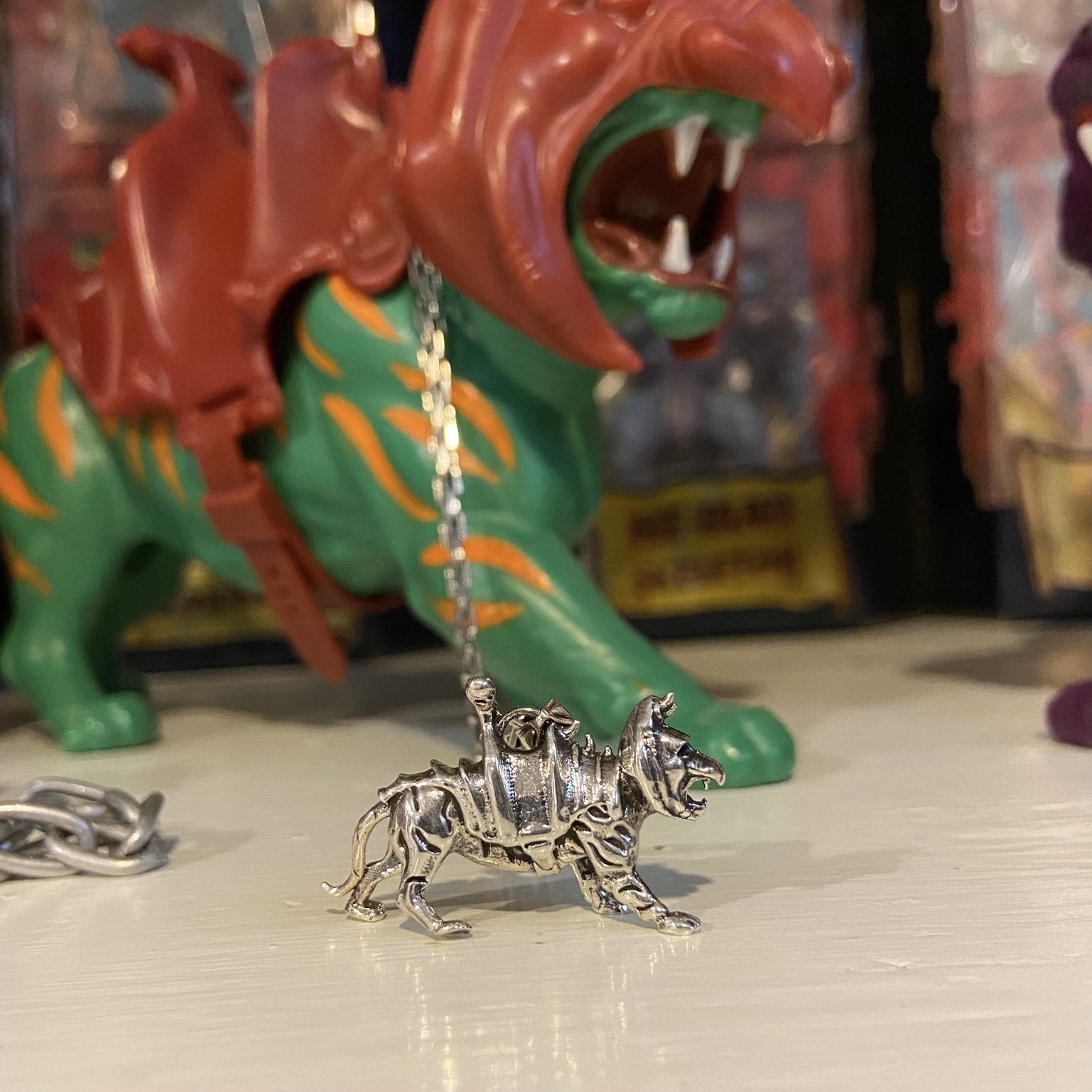 Battle Cat Necklace pm necklaces Masters of the Universe 