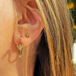 cobra earrings, snake earrings 