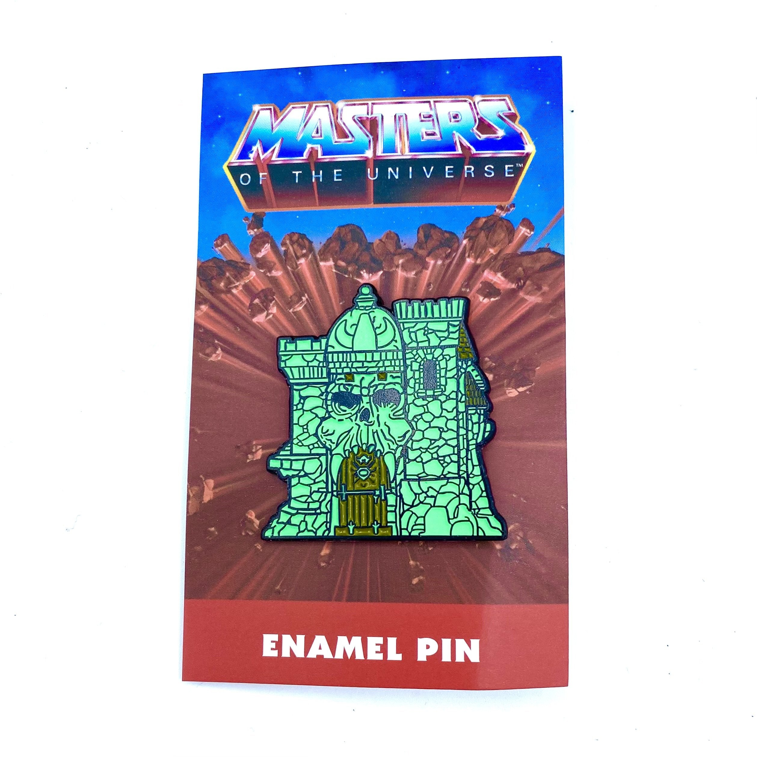 Castle Grayskull Enamel Pin - Glow in the Dark Enamel Pin Masters of the Universe 