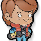 Marty enamel pin, back to the future, bttf, back to the future merch
