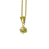 D20 Necklace ss necklaces Shadow Series Gold 