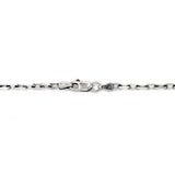silver necklace, jurassic park necklace