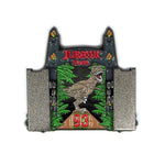 Jurassic Park Gate Enamel Pin, jurassic park enamel pin, jurassic park trex