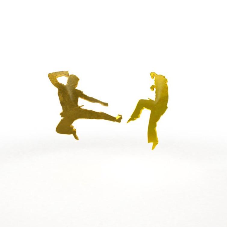 cobra kai studs, karate earrings, cobra kai merch