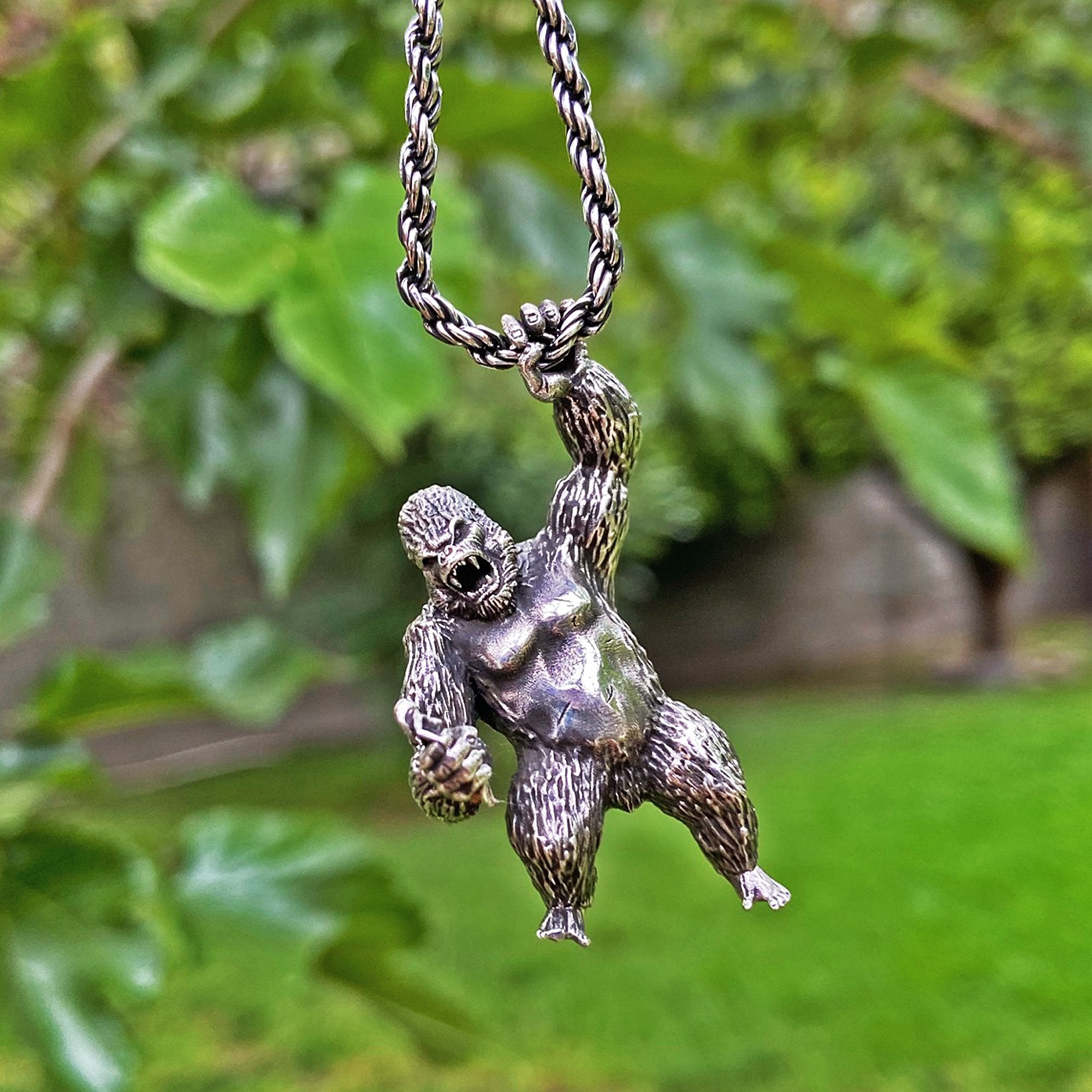 King Kong necklace, king Kong Merch, king Kong accessories, king Kong 8th wonder of the world 