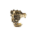 right side of the Lazarus Ring in gold from the han cholo fantasy collection