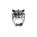 front of the Lazarus Ring in silver from the han cholo fantasy collection