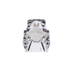 under side of the Lazarus Ring in silver from the han cholo fantasy collection