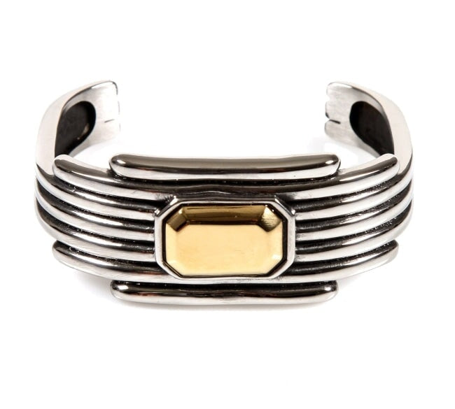 Levelz Cuff Silver Ss Bracelets