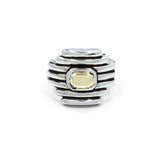Levelz Ring Sterling Silver .925/gold Stone / 5 Pm Rings