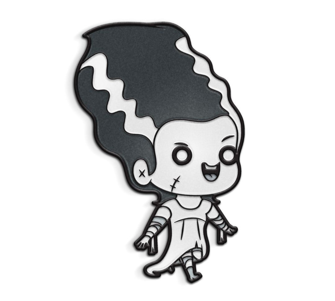 bride of frankenstein, universal monsters, classic universal monsters, enamel pin