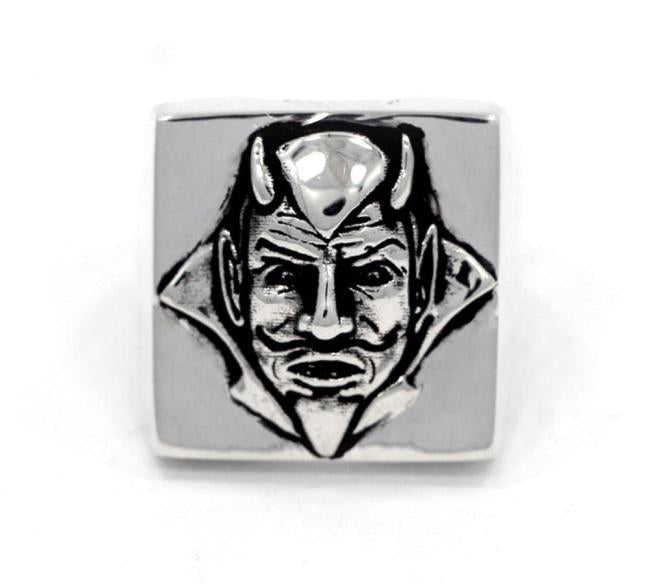 Lucifer Signet Ring Sterling Silver .925 / 9 Pm Rings