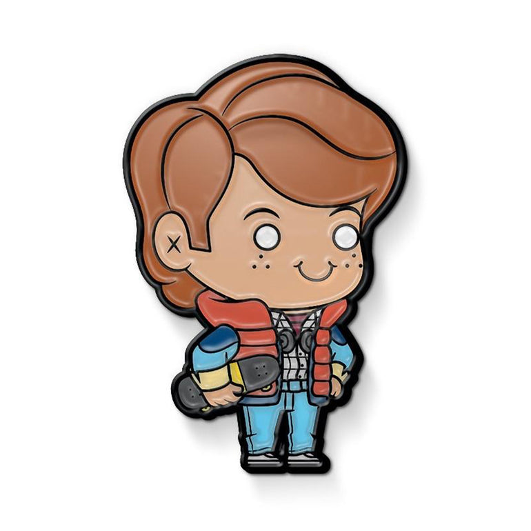 Marty enamel pin, back to the future, bttf, back to the future merch