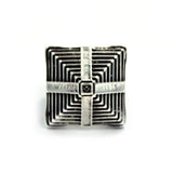 Mayan Pyramid Ring, pyramid ring, aztec ring, mayan ring, hieroglyphics ring, han cholo ring