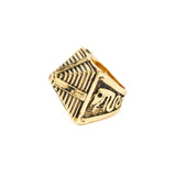 Mayan Pyramid Ring, pyramid ring, aztec ring, mayan ring, hieroglyphics ring, han cholo ring