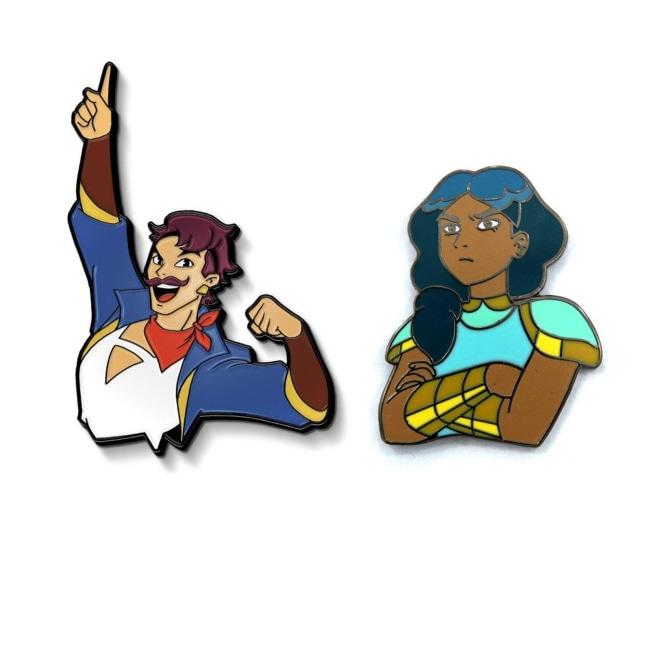 Seahawk and mermista from she-ra and the princesses of power 